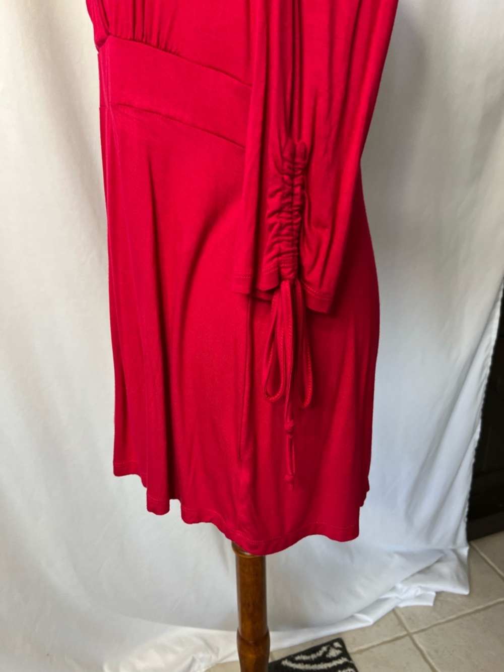 ❤️ Boston Proper Red Surplice Wrap Top | Size M ❤️ - Picture 4 of 12